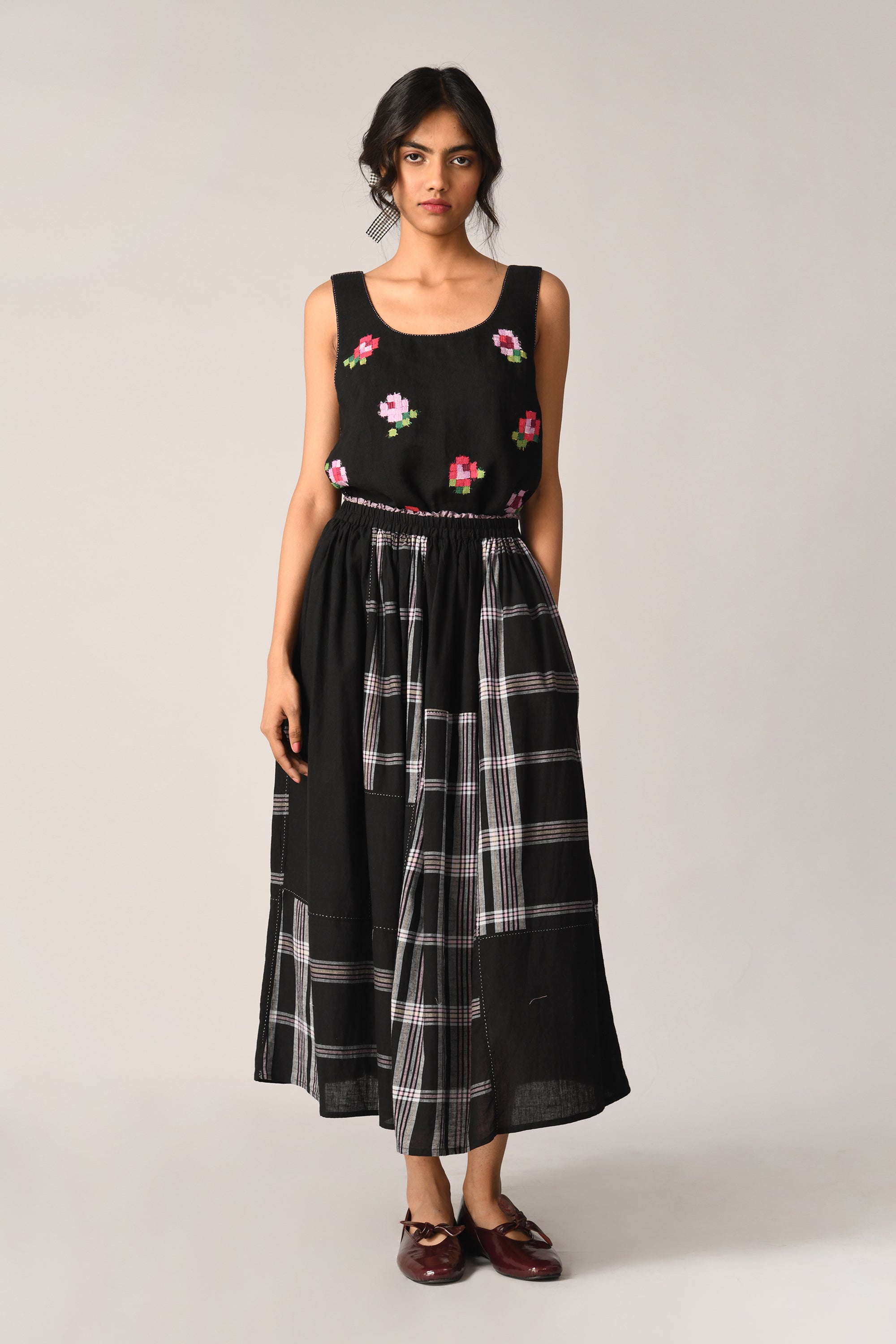 Coziae Patchwork Skirt