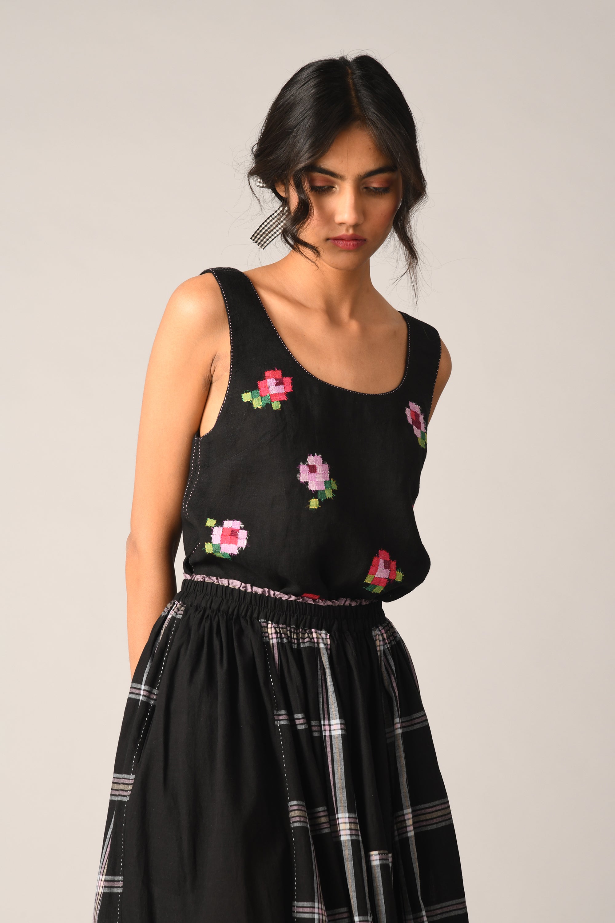 Coziae Patchwork Skirt