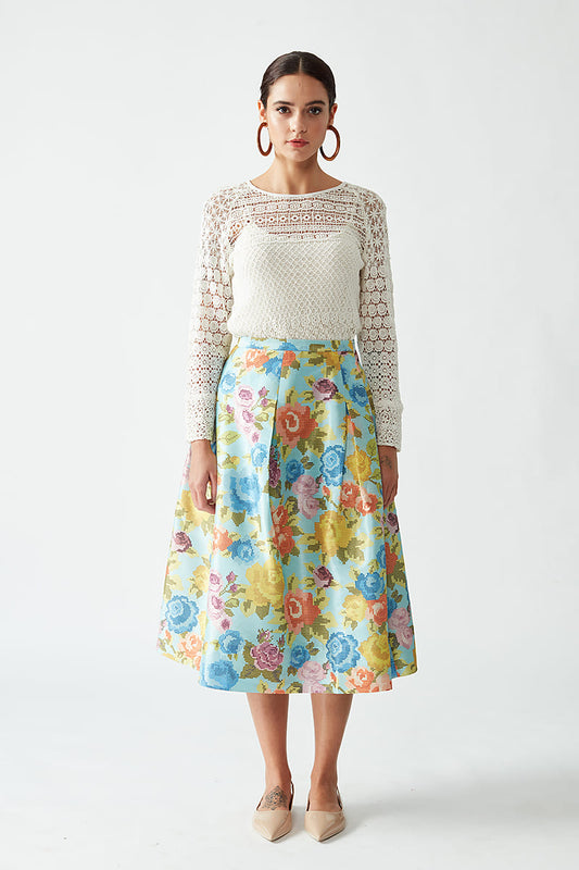 Aria Printed Skirt