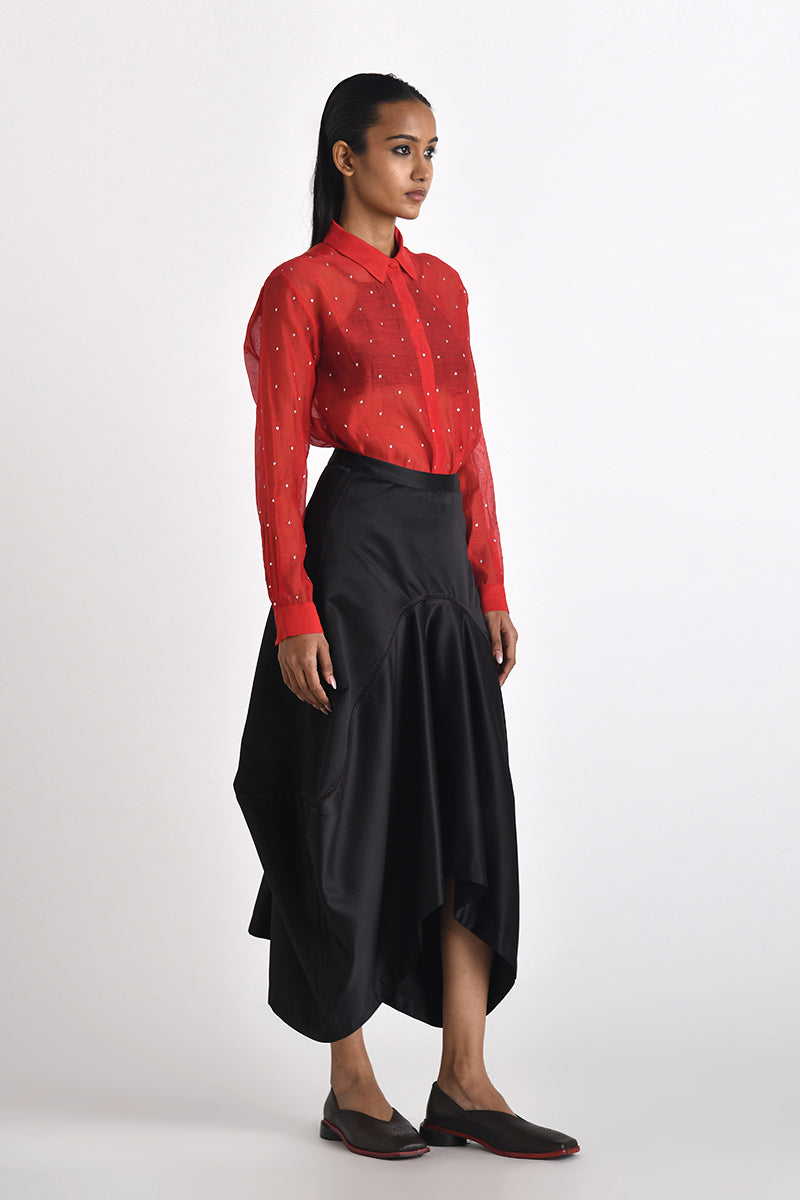 ATINOS ASYMMETRIC SKIRT