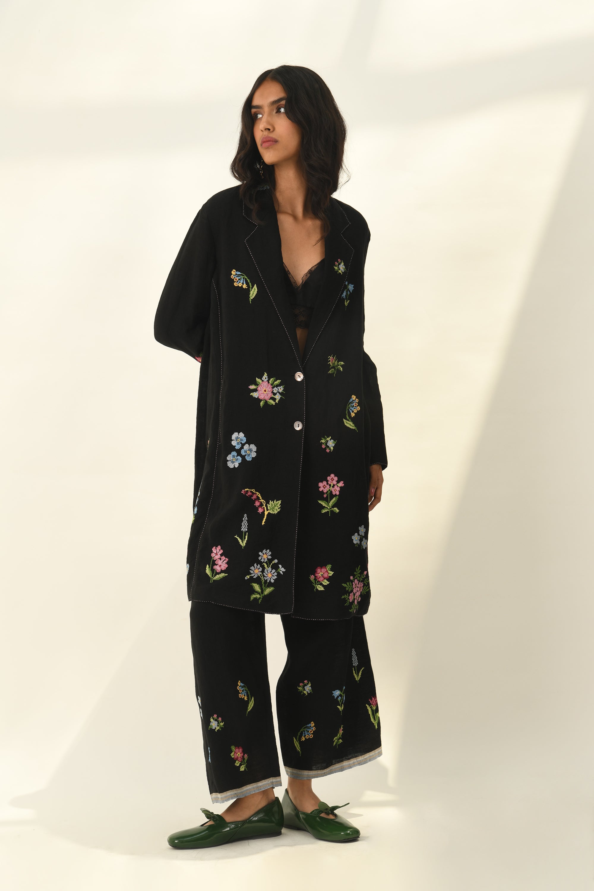 Delbard Embroidered Pants