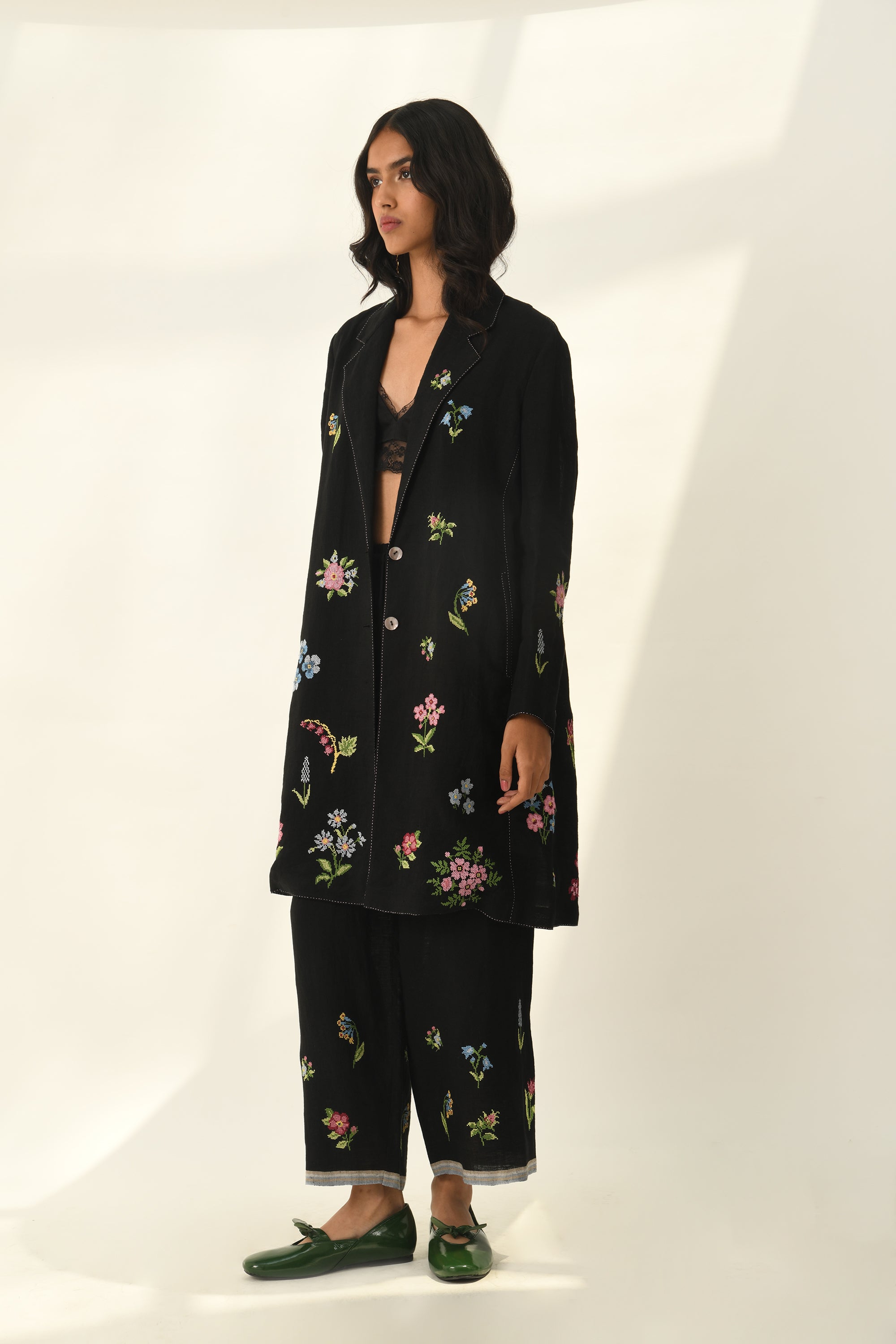 Delbard Embroidered Pants