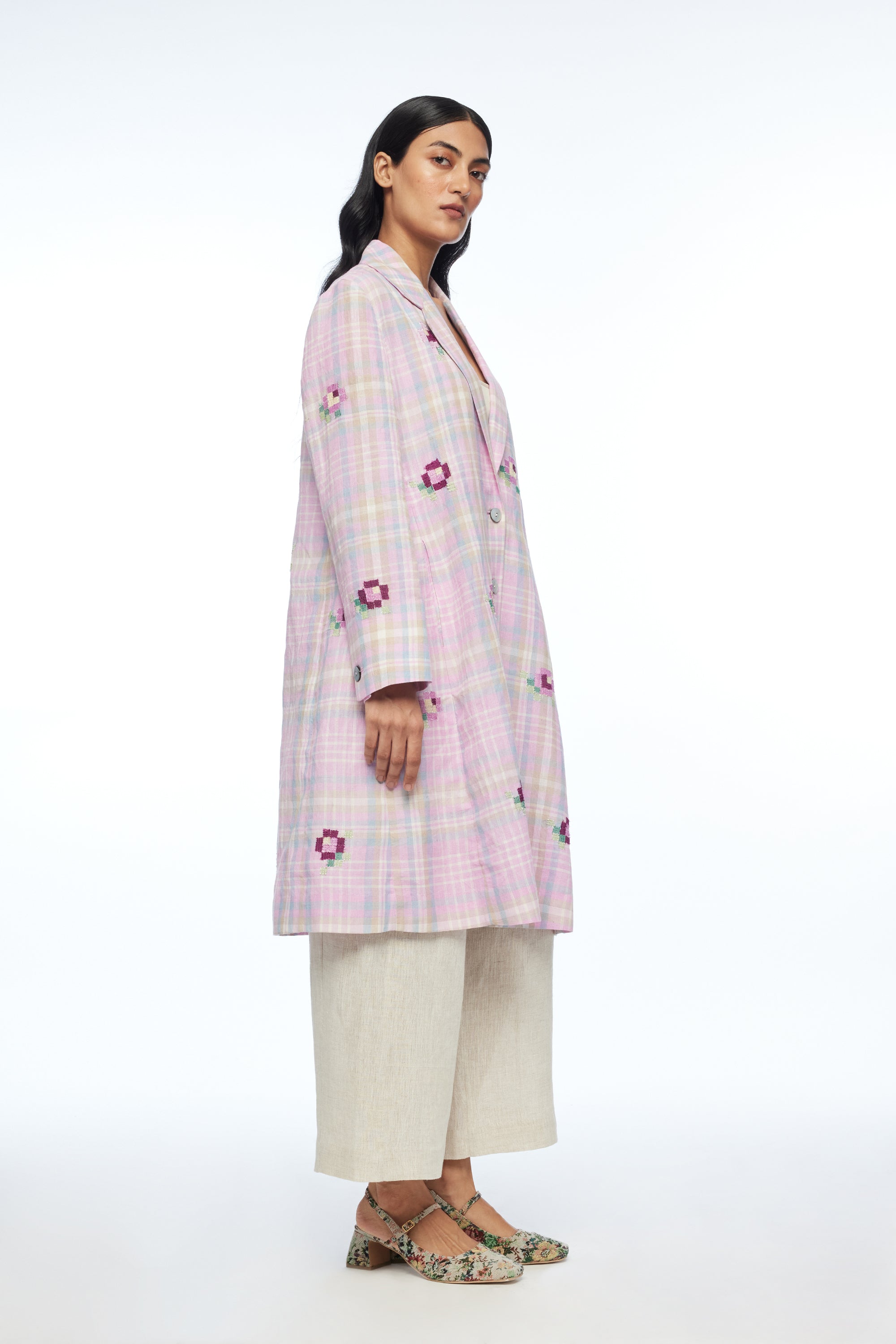 Serafinii Checkered Jacket