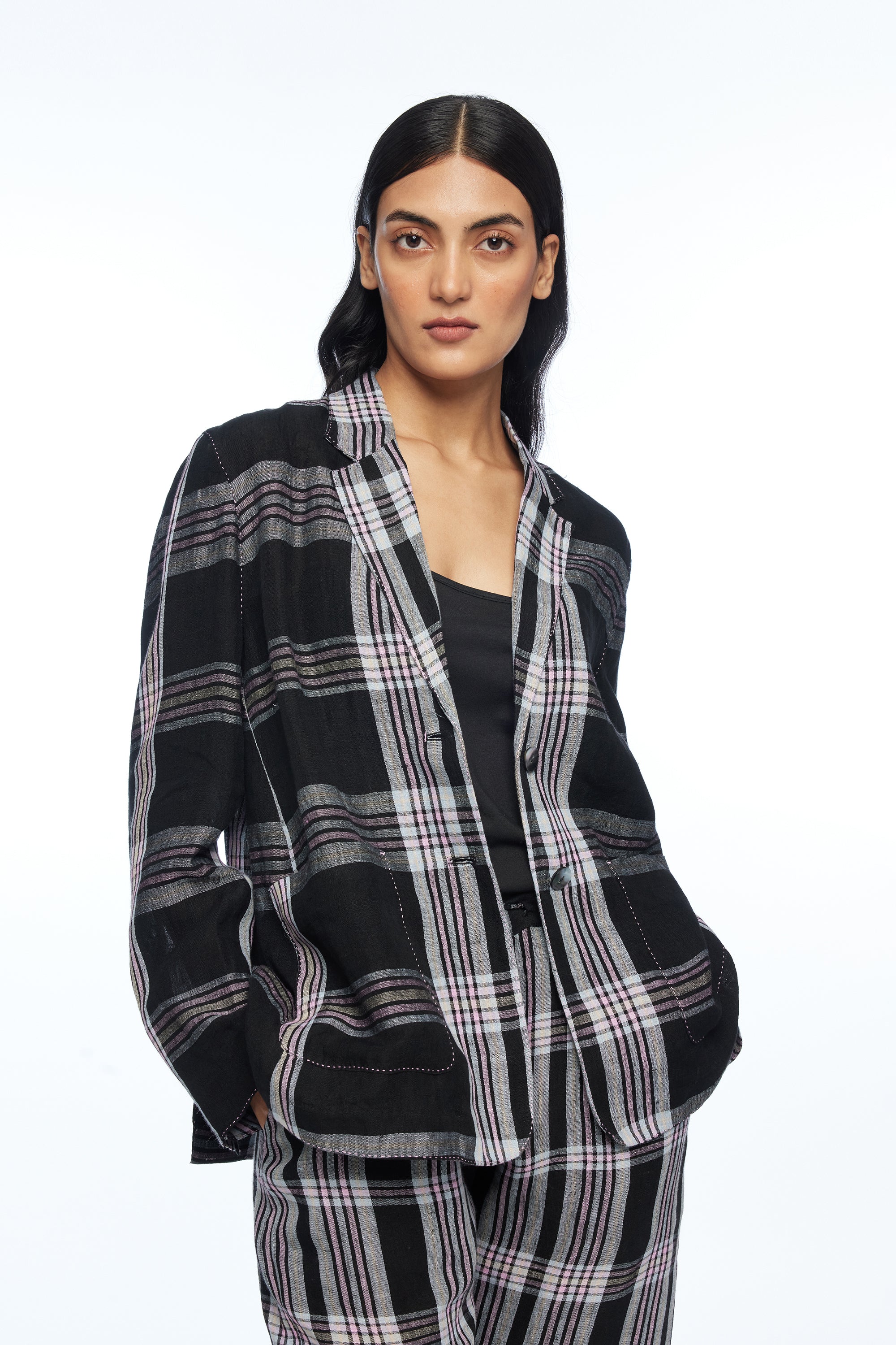 Calantha Check Jacket