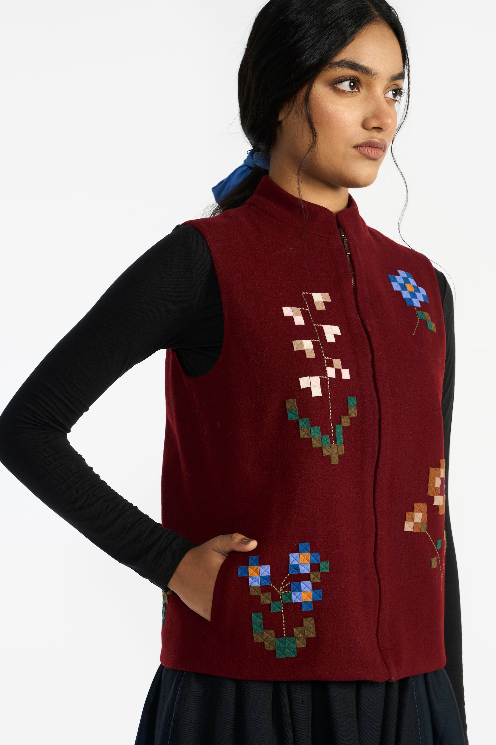 Cynthia Appliqué Gilet