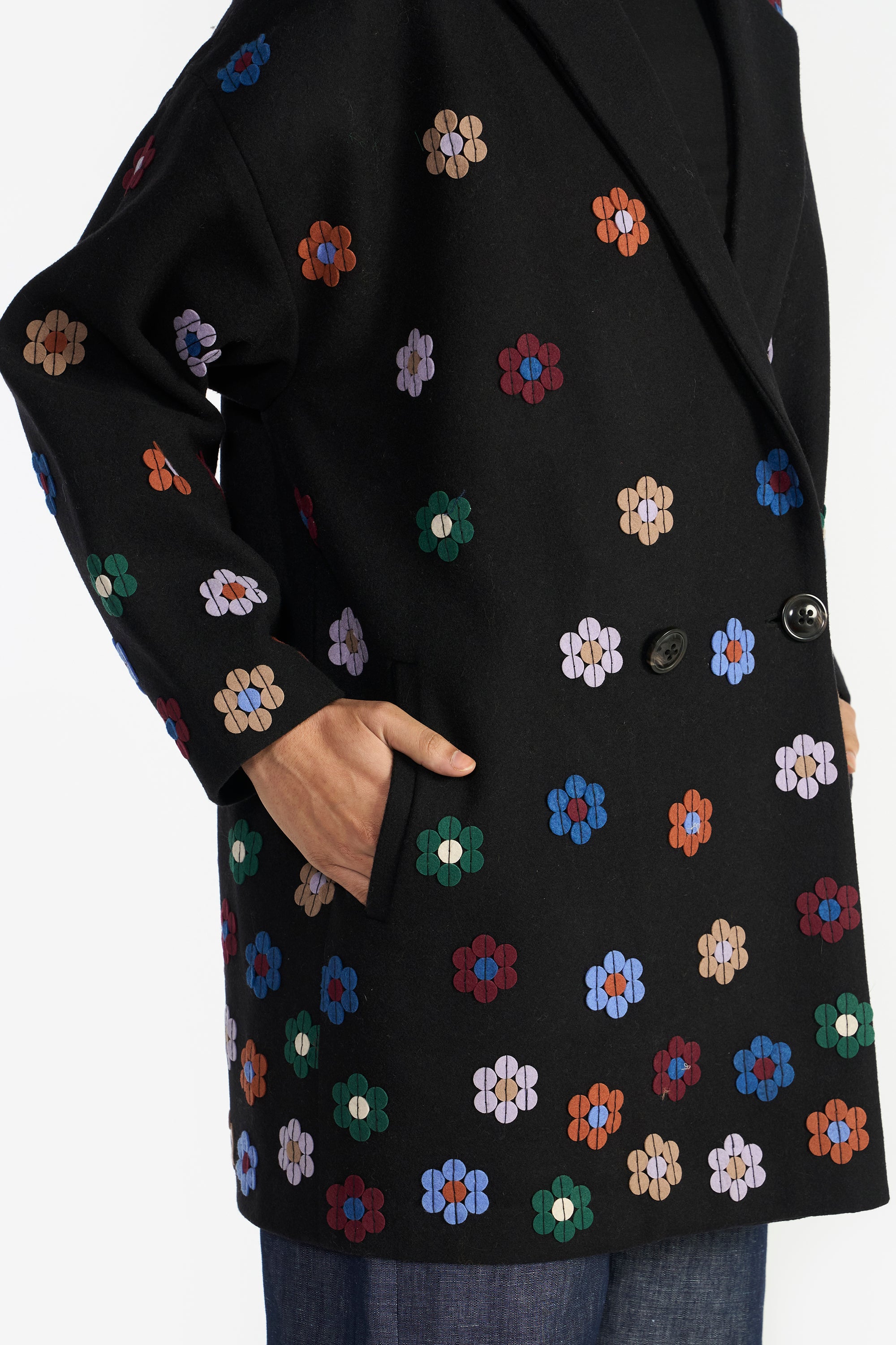 Floradale Appliqué Jacket