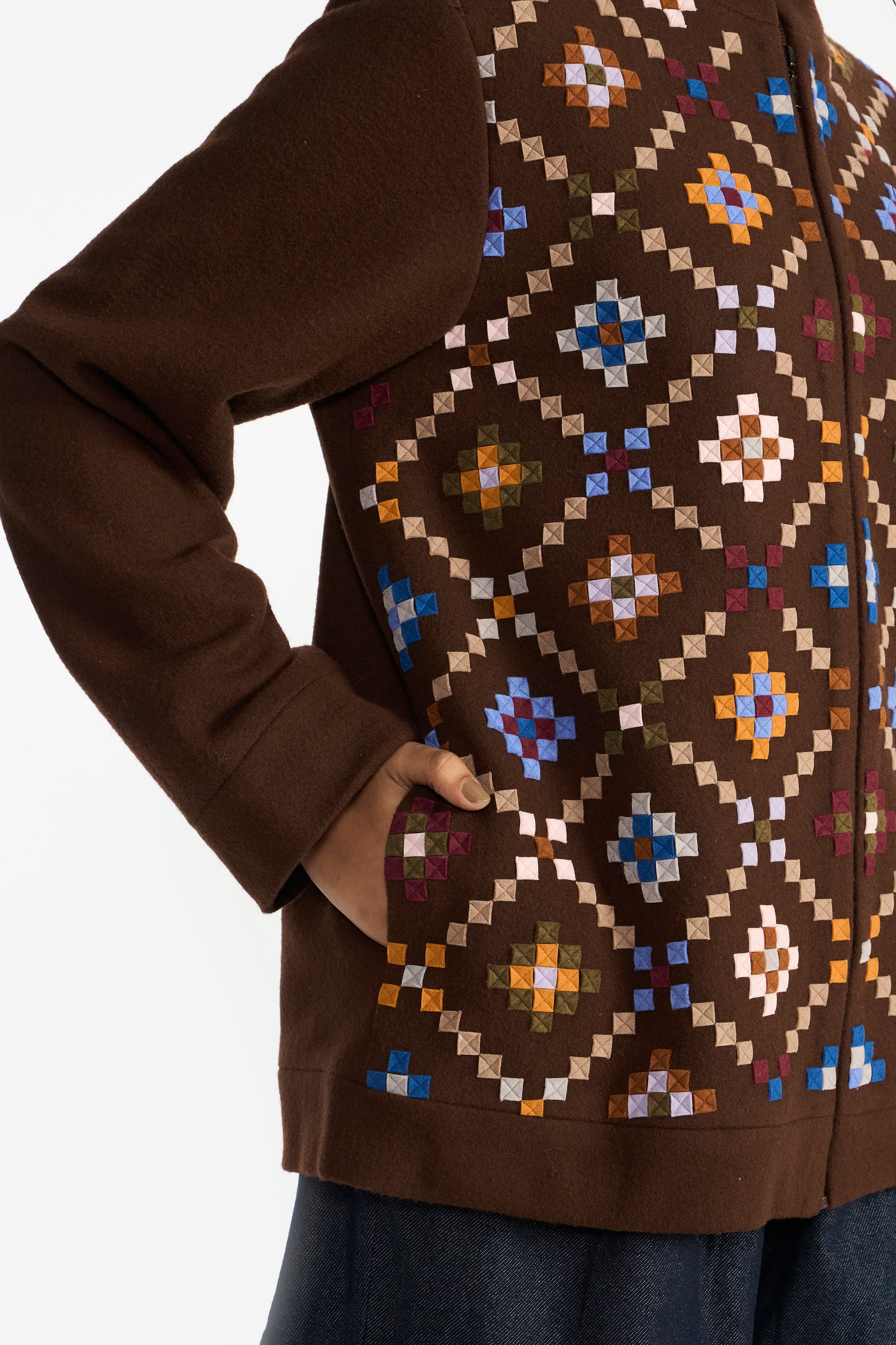 Monsella Appliqué Jacket