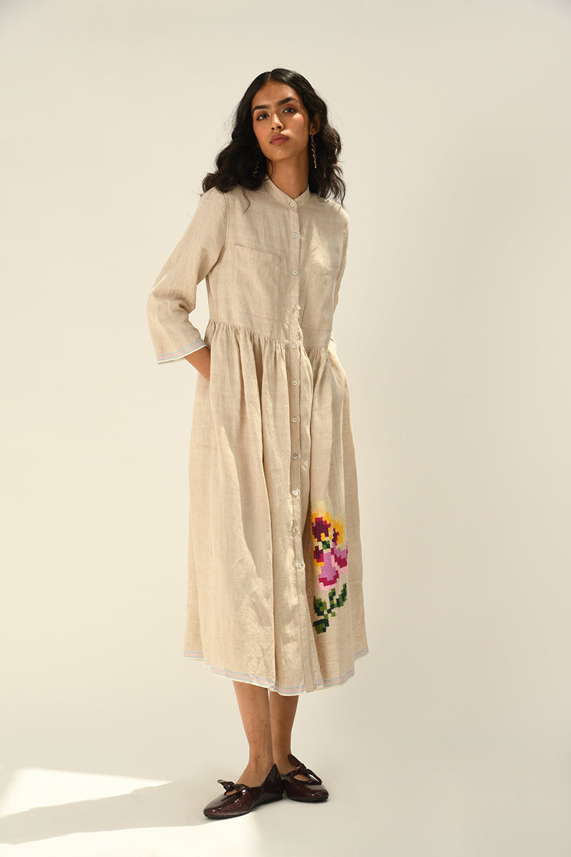 Massiana Embroidery Dress