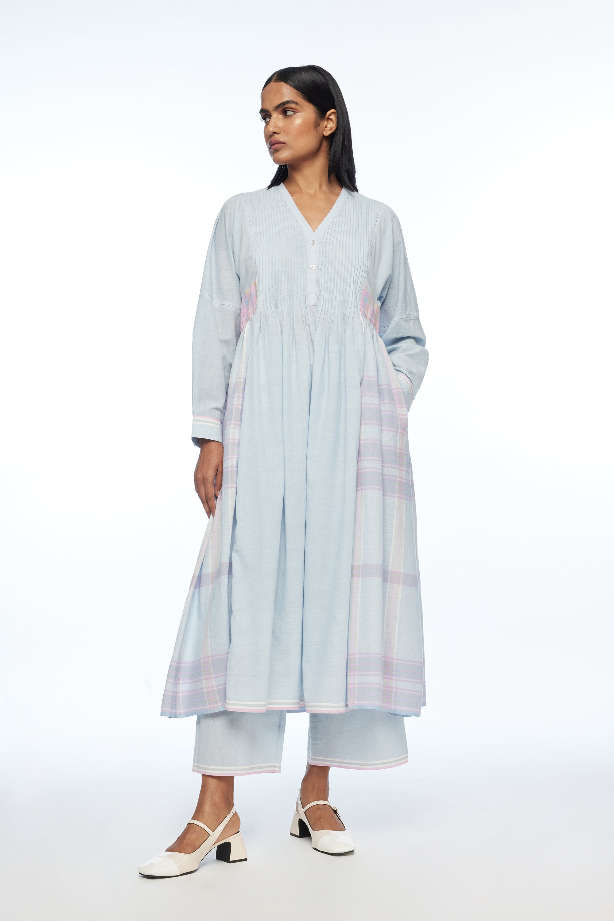 Nutkana Patchwork Tunic Dress