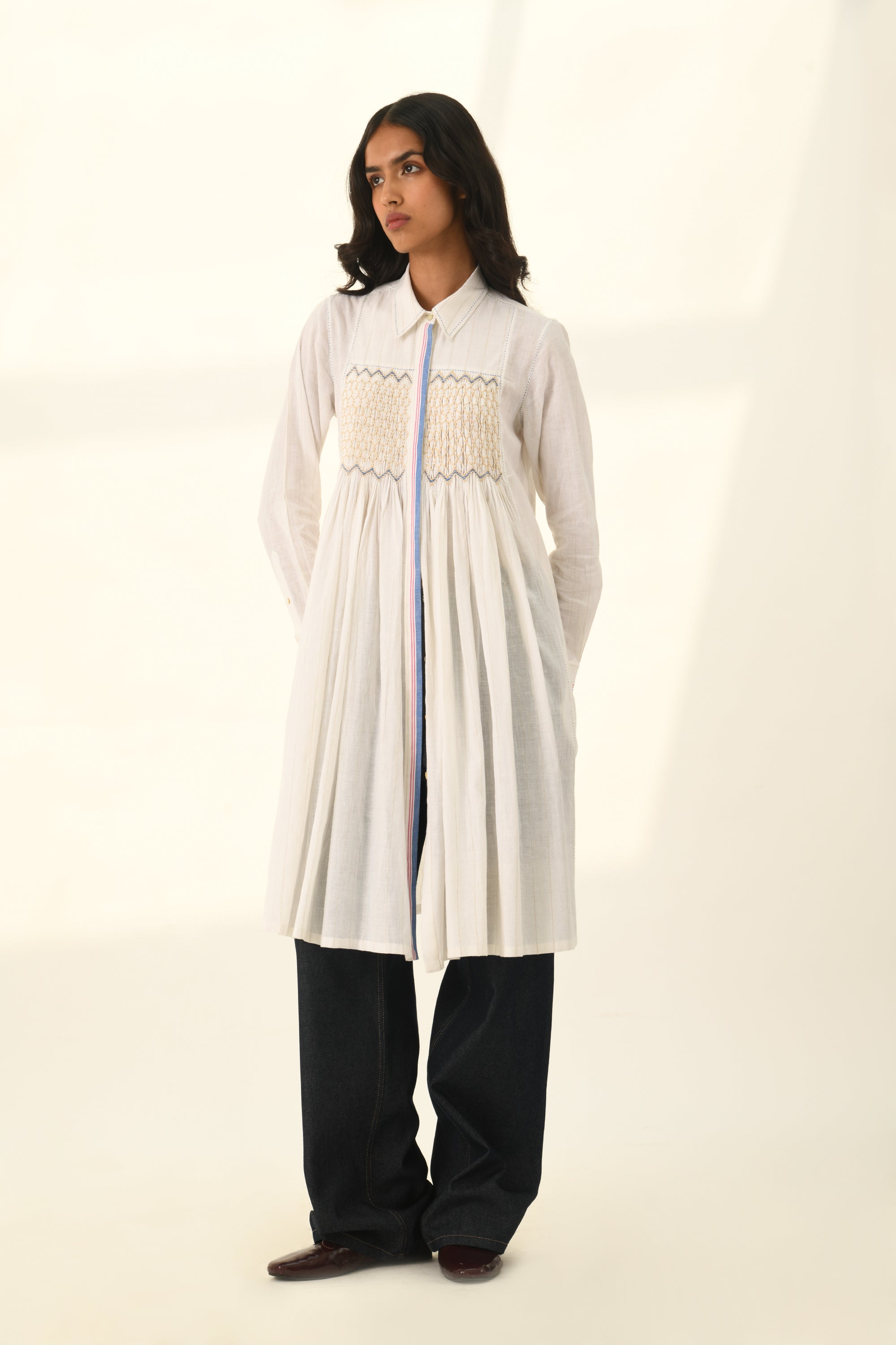 Sertata Smocking Tunic
