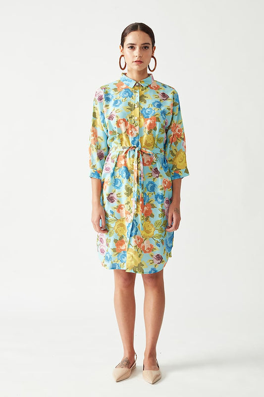 Floria Printed Dress