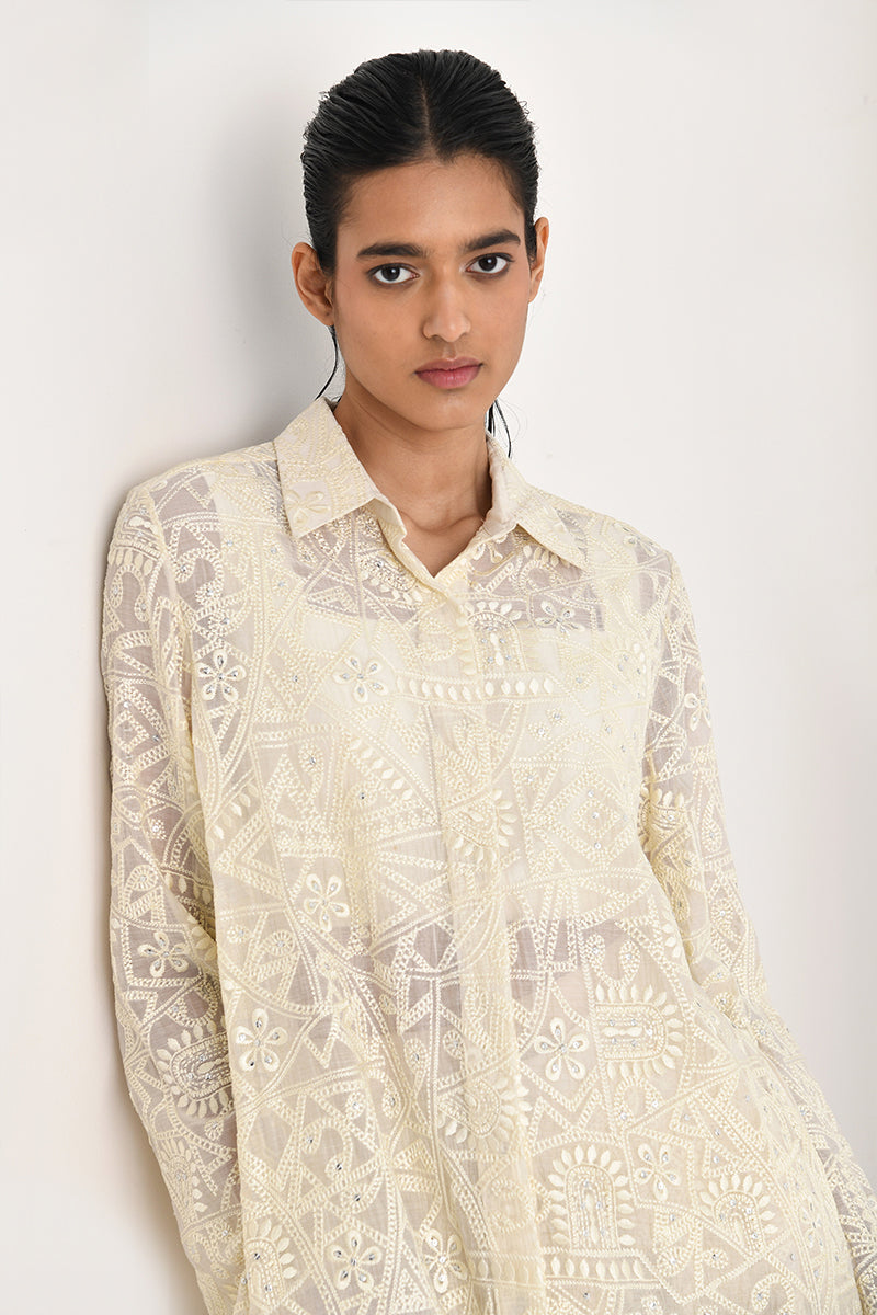 TINOS EMBROIDERED TUNIC