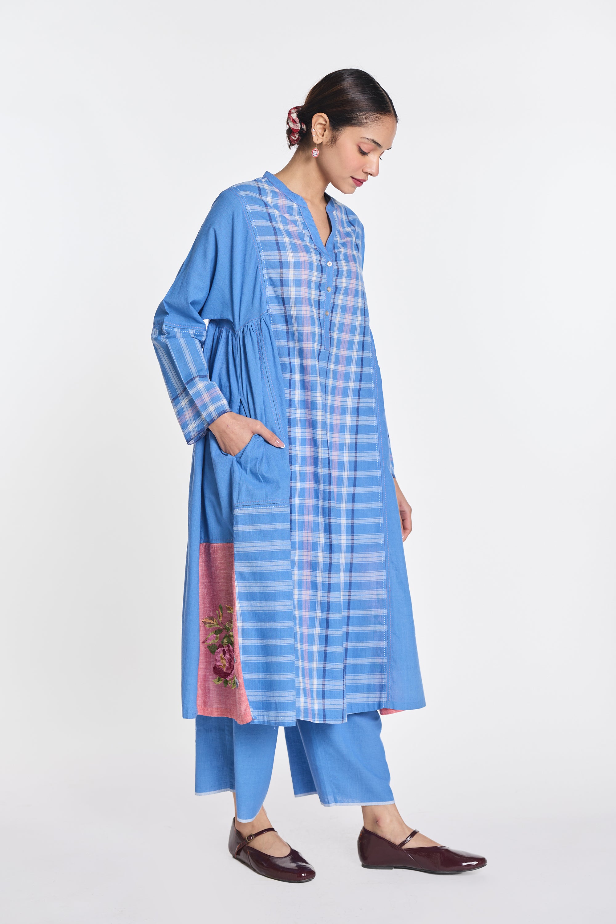 Browallia Patchwork Tunic