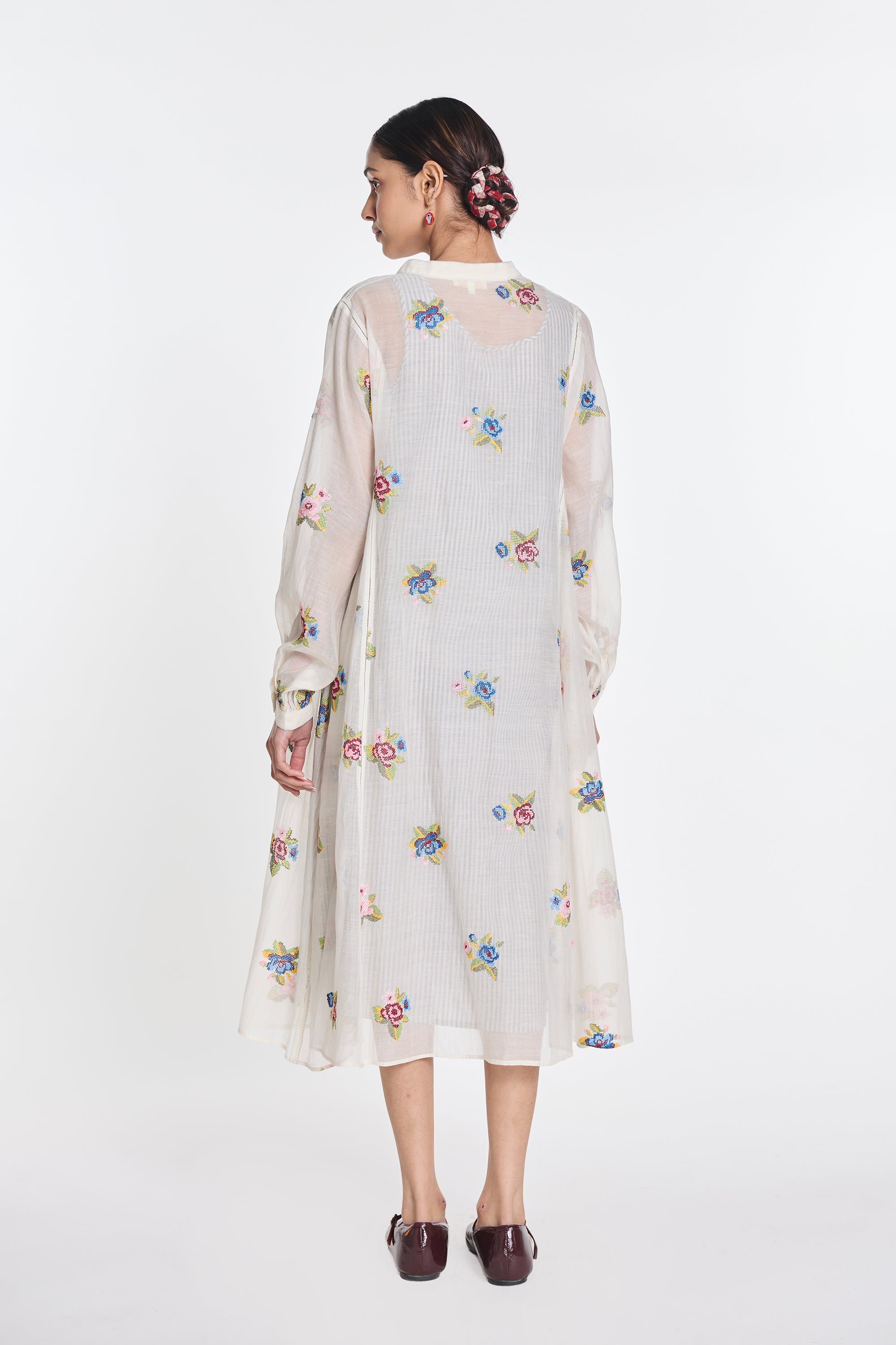 Begonia Embroidered Tunic