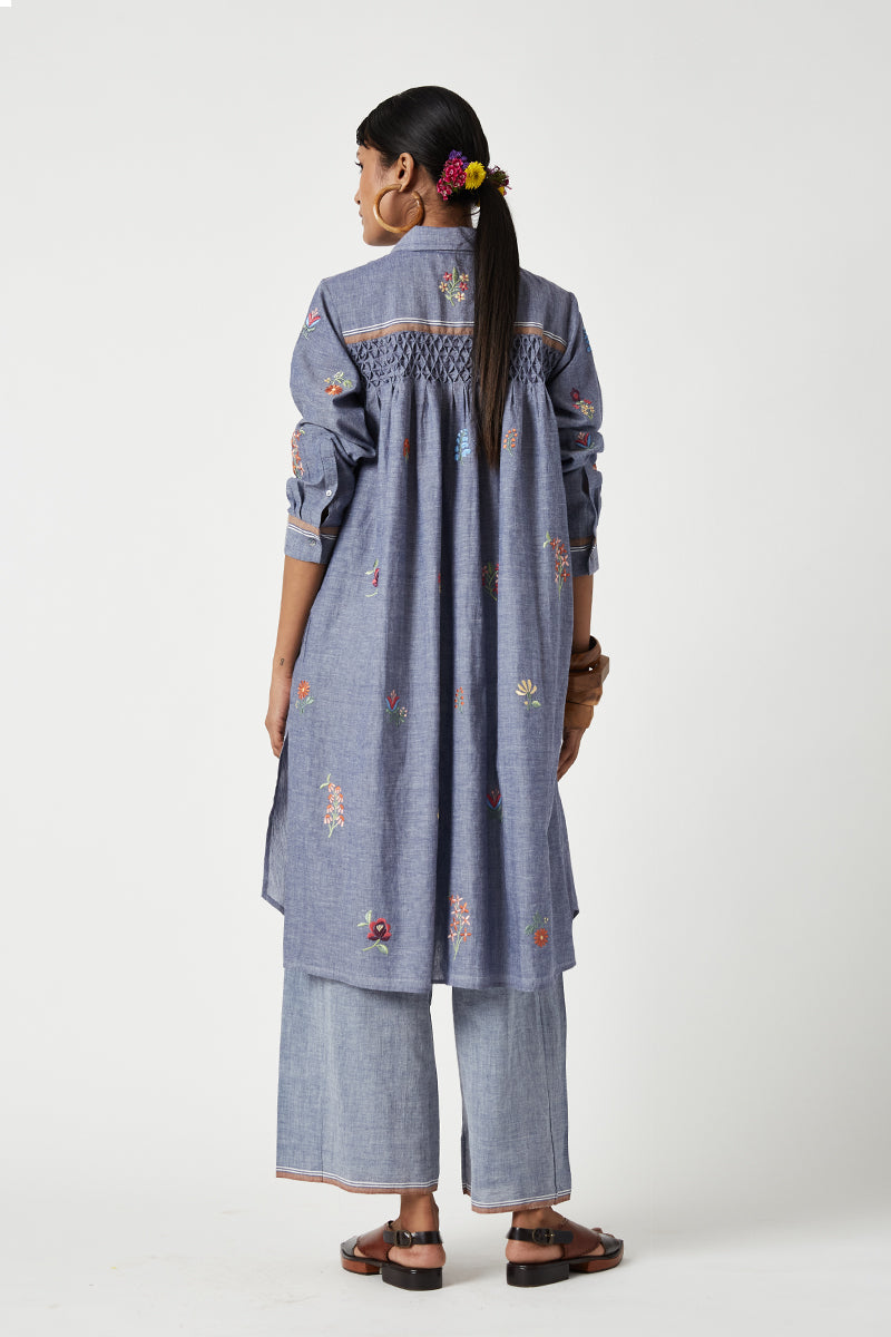 Begonia Embroidered Kurta Set