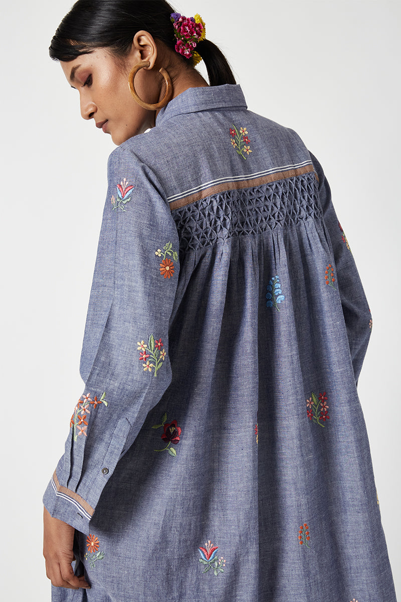 Begonia Embroidered Kurta Set