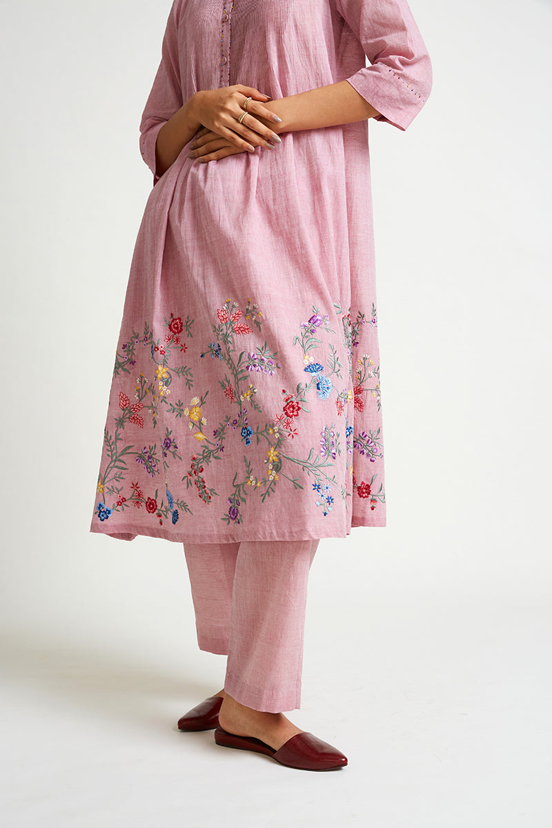 Phlox Embroidered Kurta Set