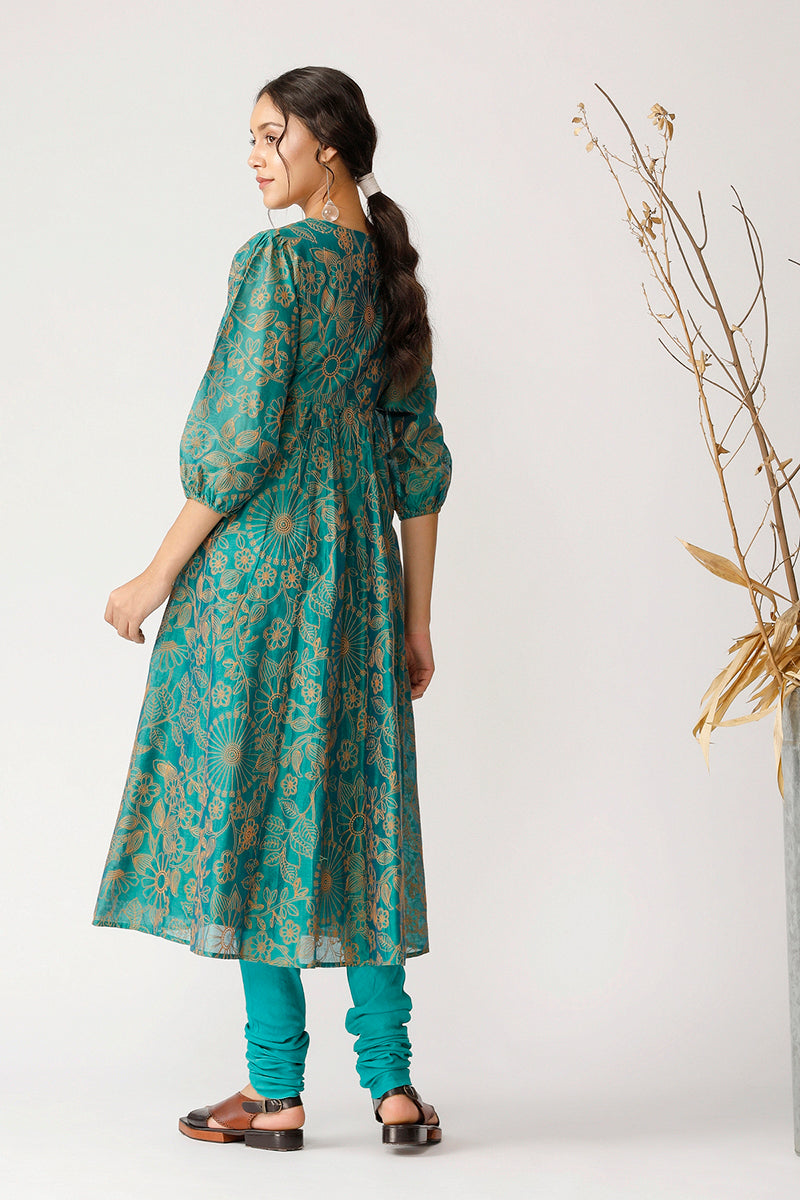 Kalidaar embroidered kurta