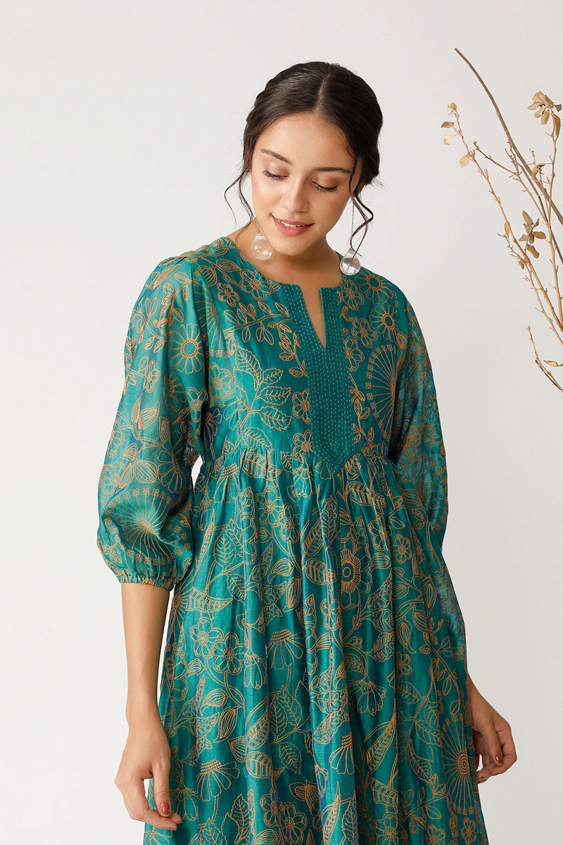 Kalidaar embroidered kurta
