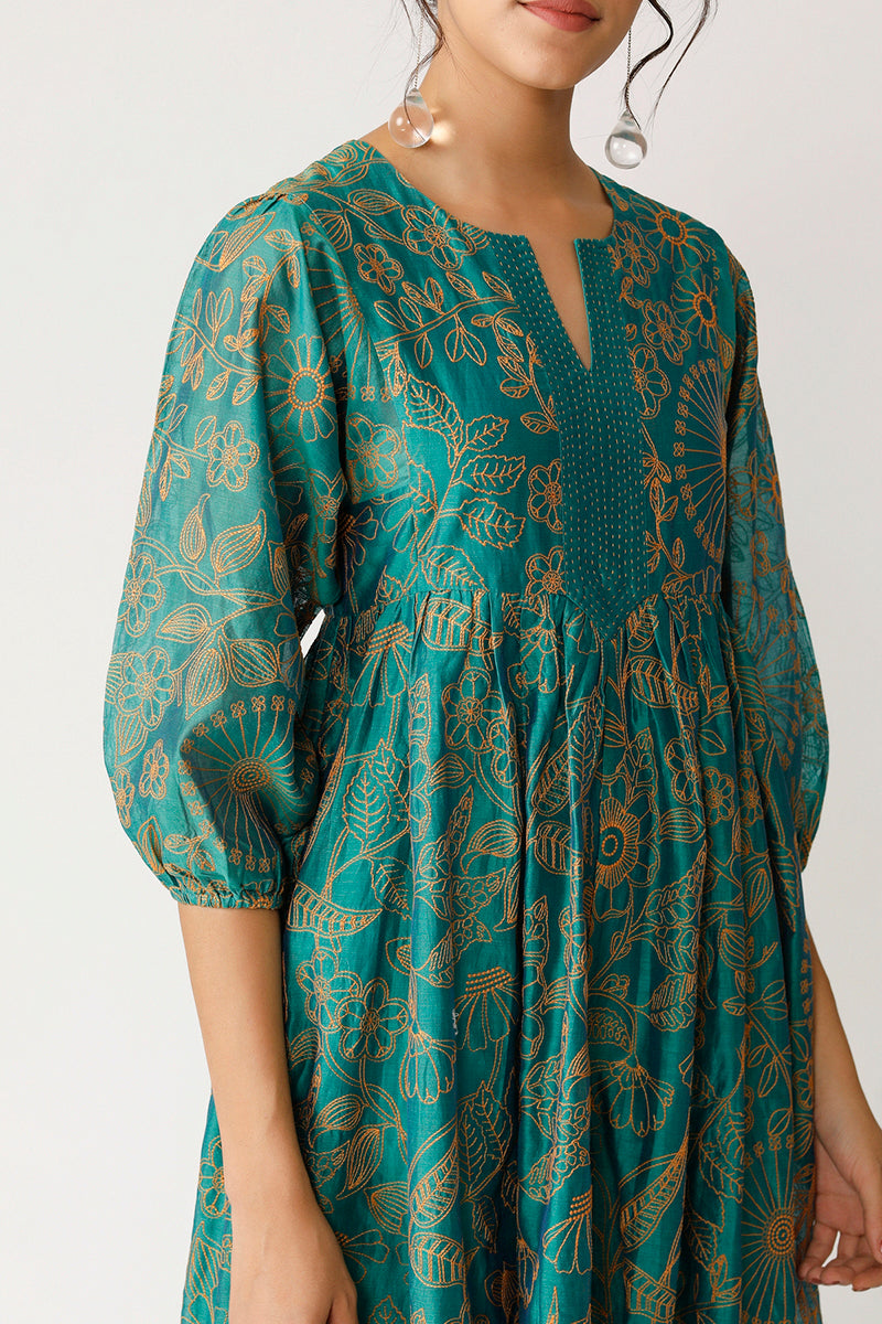 Kalidaar embroidered kurta