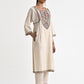 KASTRO EMBROIDERED YOKE  TUNIC WITH PANTS