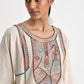 KASTRO EMBROIDERED YOKE  TUNIC WITH PANTS