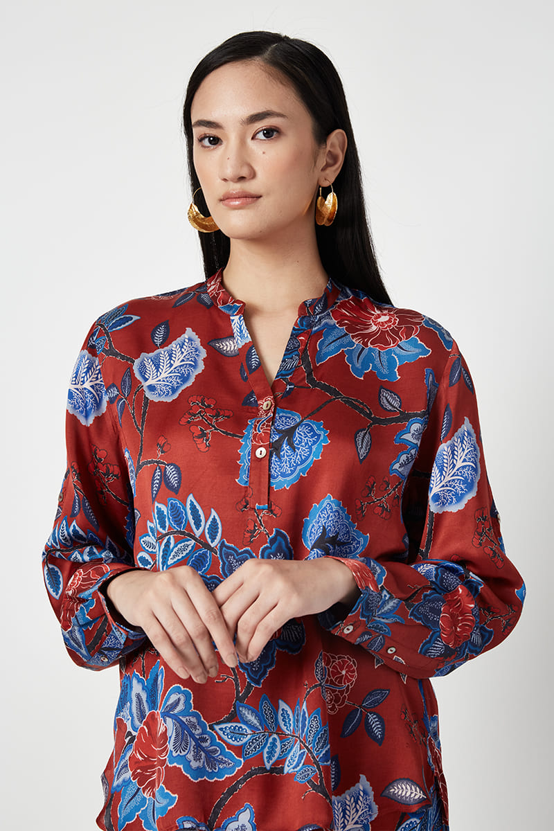 Majene Printed Top