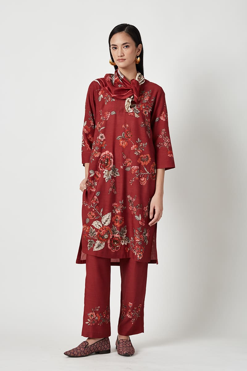 Siaba Printed Kurta Set (2PCS)