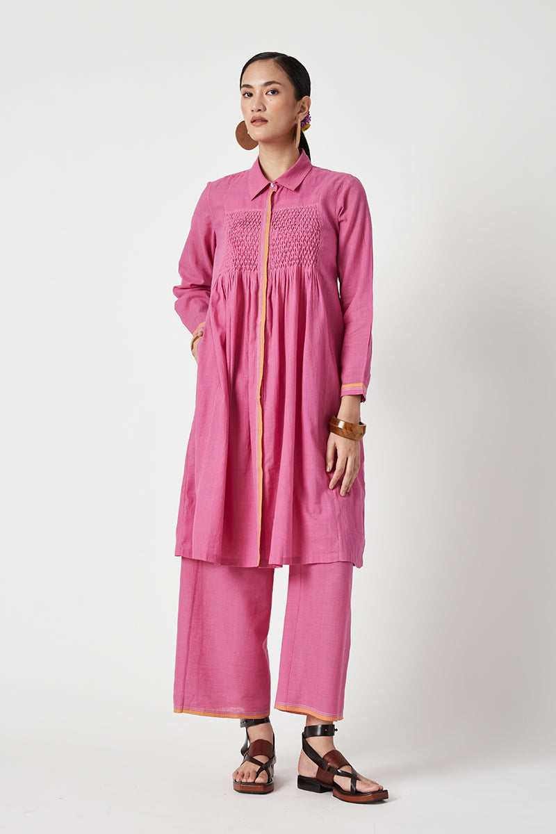 Dianthus Smocking Kurta Set (2pcs)