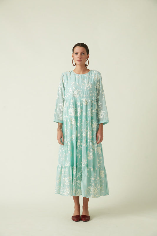 NERINE EMBROIDERED DRESS