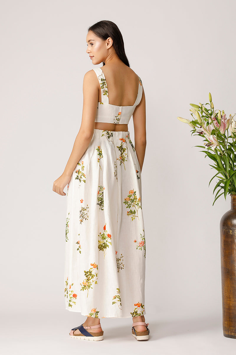 Wisteria Printed Bustier