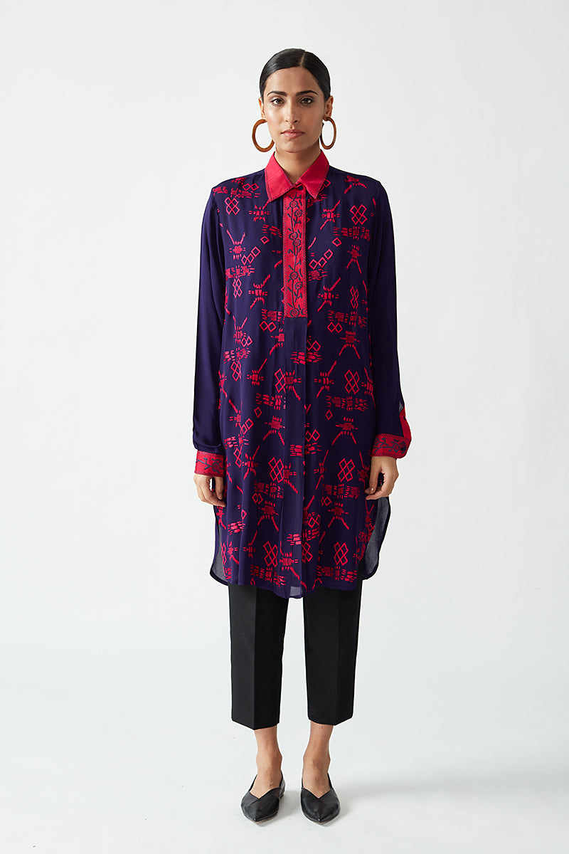 VOLGA EMBROIDERED TUNIC