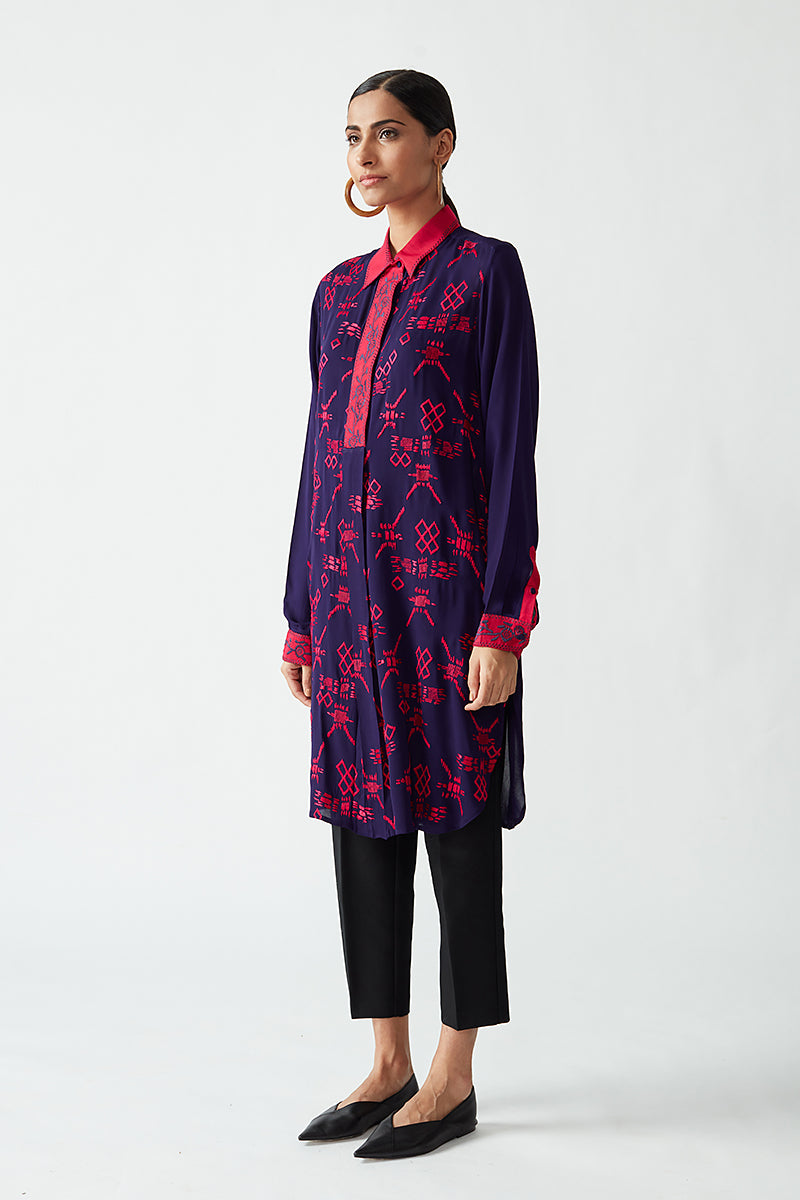 VOLGA EMBROIDERED TUNIC