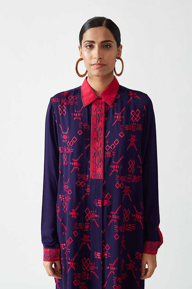 VOLGA EMBROIDERED TUNIC