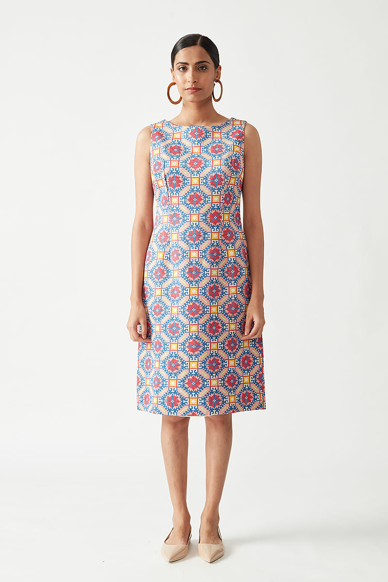 Jura Embroidered Dress