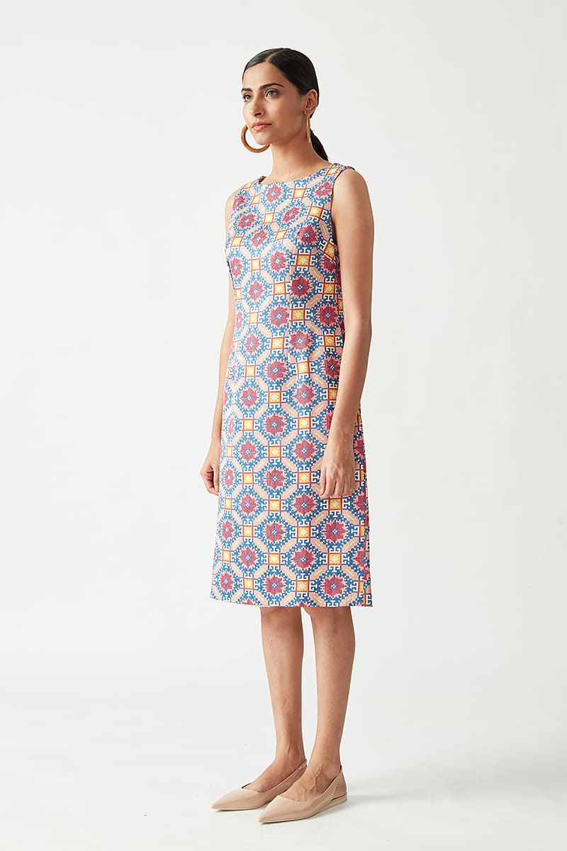 Jura Embroidered Dress