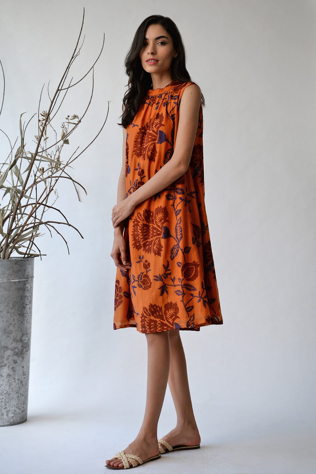 EMBROIDERED DRESS