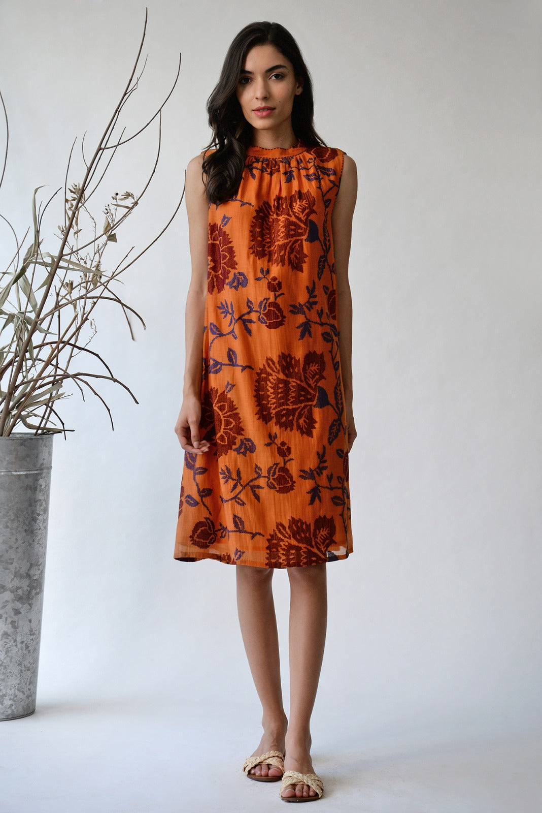 EMBROIDERED DRESS