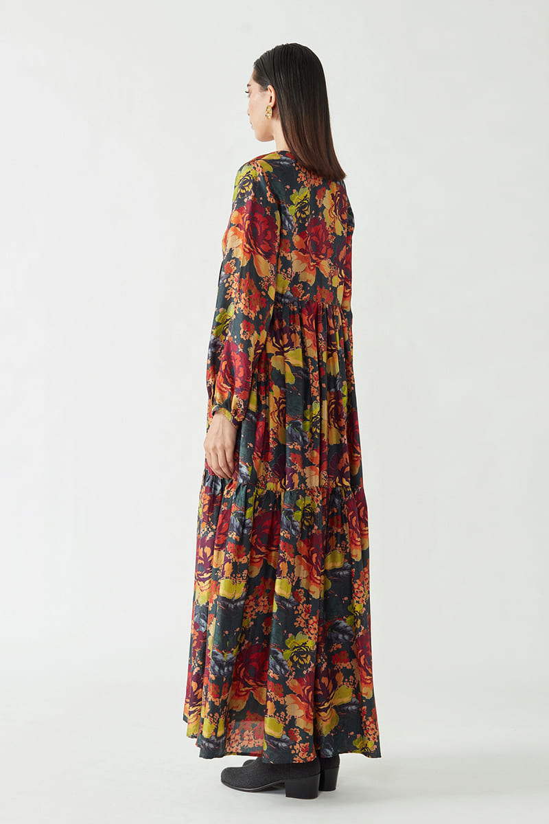 ARLENE PRINTED MAXI DRESS