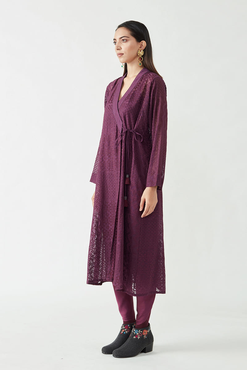 DORIS EMBROIDERED KURTA SET