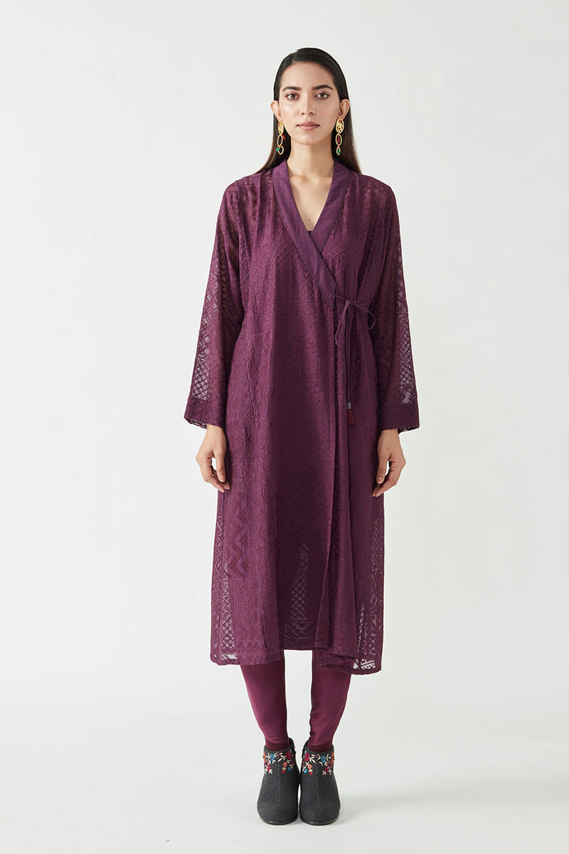 DORIS EMBROIDERED KURTA SET