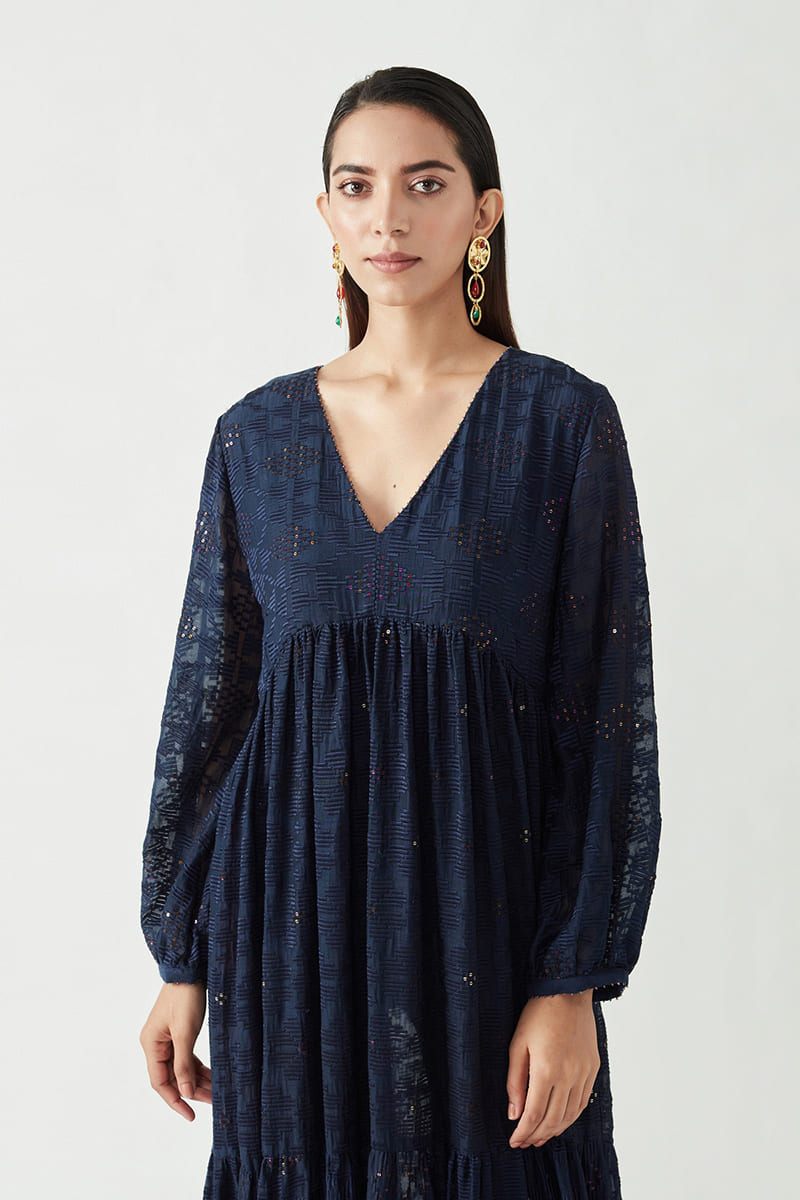 AMADA EMBROIDERED DRESS