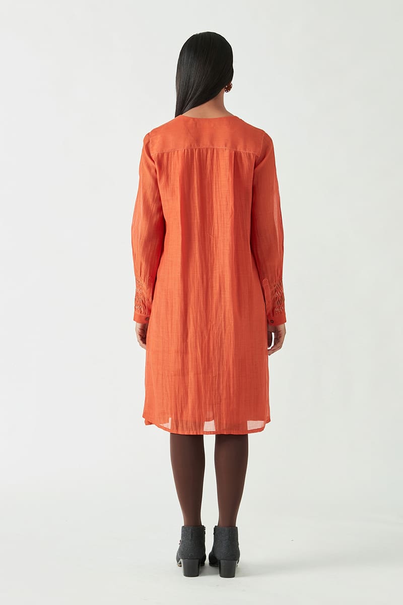 AUDRINA SMOCKING TUNIC