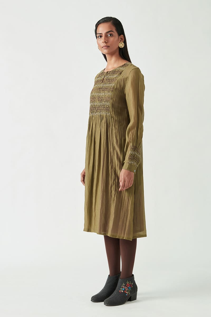 COHEN SMOCKING TUNIC