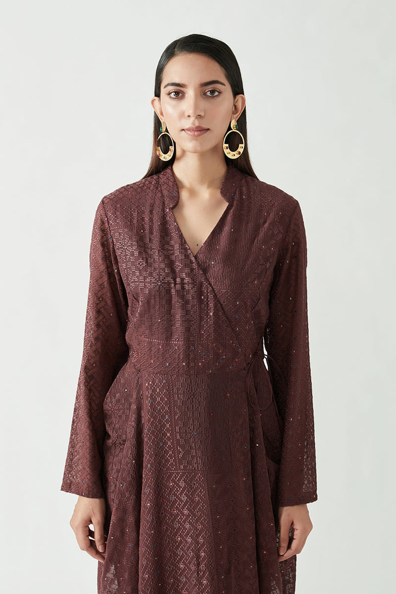 LESTER EMBROIDERED DRESS