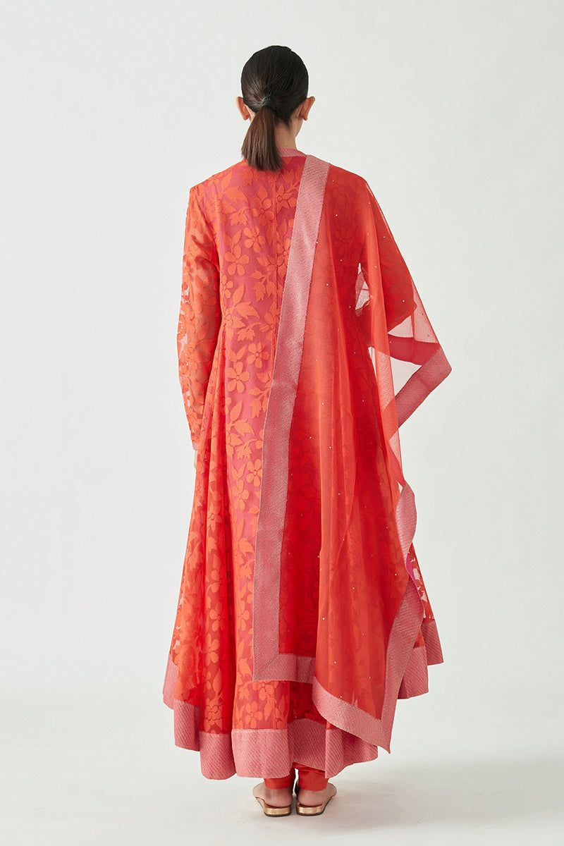 ASYMMETRIC BOX PLEAT KURTA SET