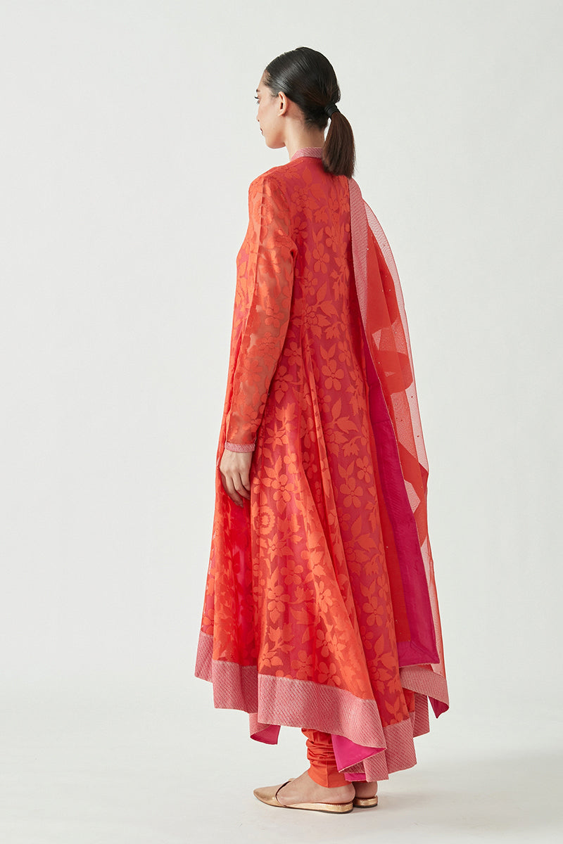 ASYMMETRIC BOX PLEAT KURTA SET
