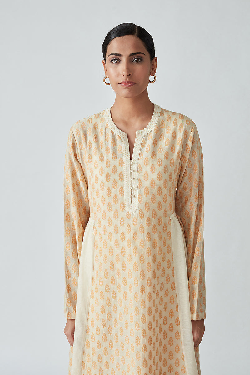 Cotton Jacquard Kurta set (2 pcs)