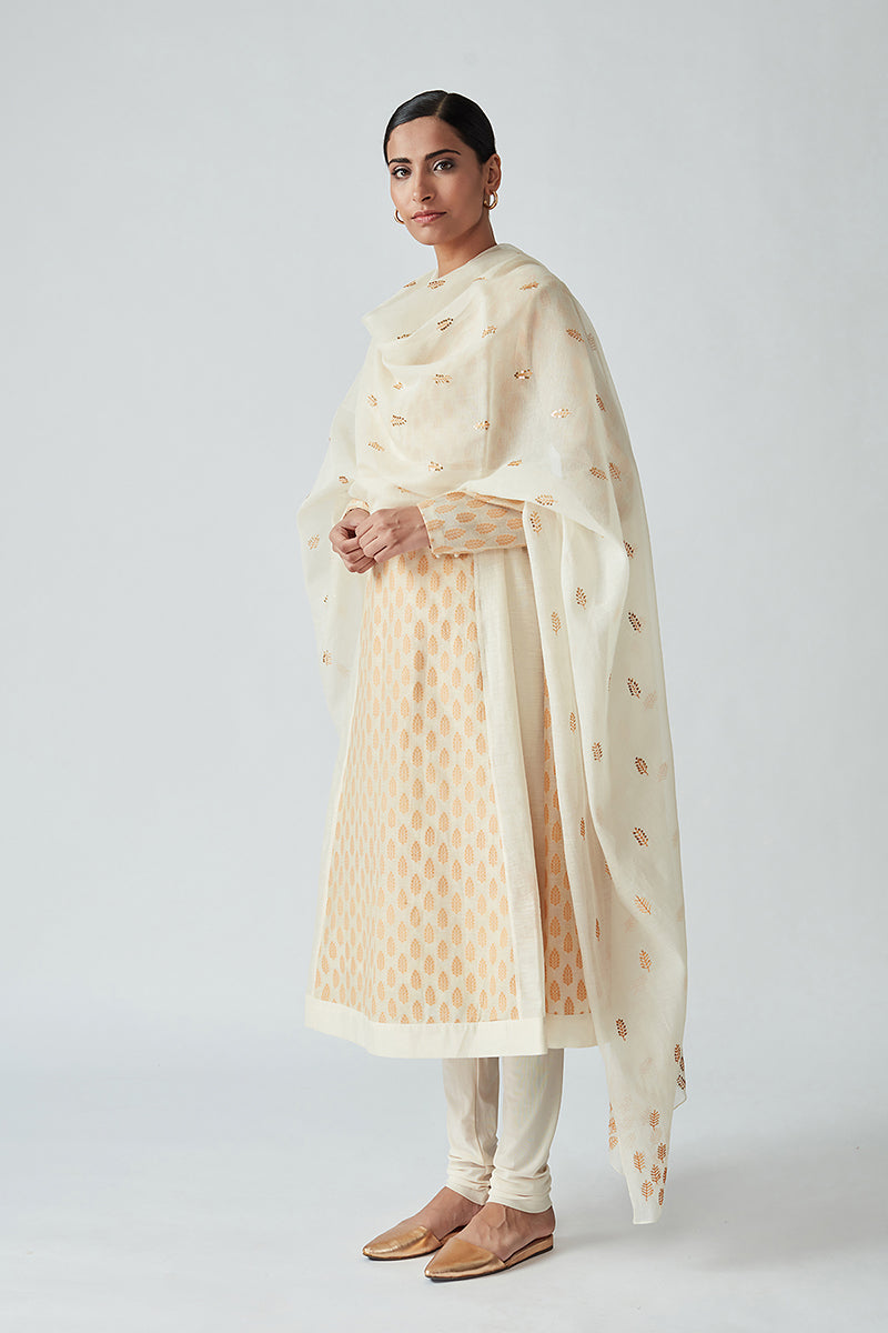 Cotton Jacquard Kurta set (2 pcs)