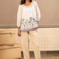METHENY EMBROIDERED TOP